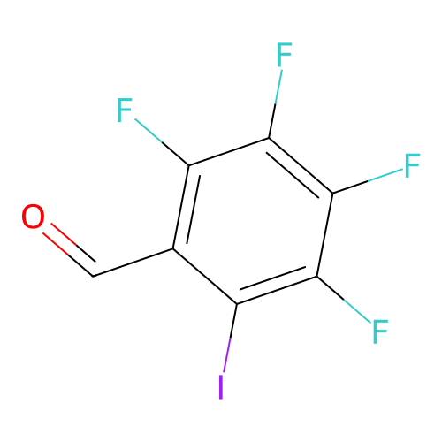 2-Iodotetrafluorobenzaldehyde structure