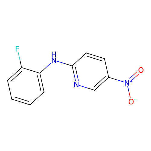 N-(2-fluorophenyl)-5-nitropyridin-2-amine structure