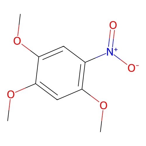 1,2,4-Trimethoxy-5-nitrobenzene structure