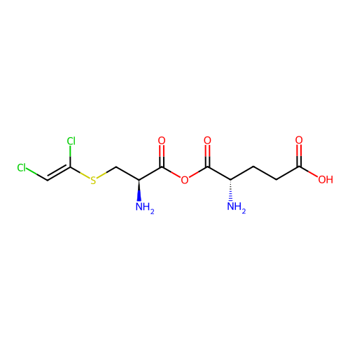Glutamyl-S-(1,2-dichlorovinyl)cysteine structure