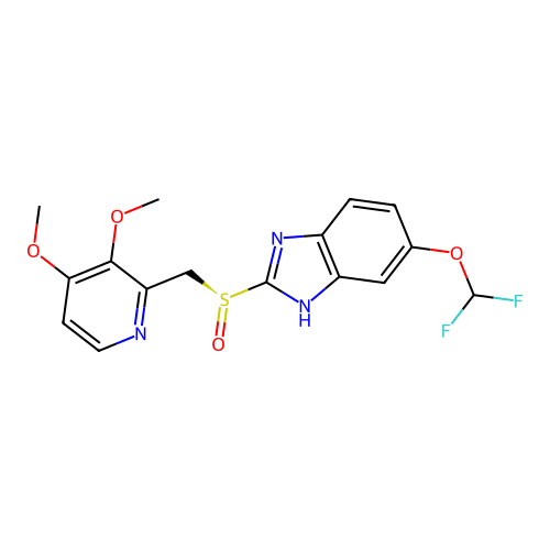 (-)-Pantoprazole structure