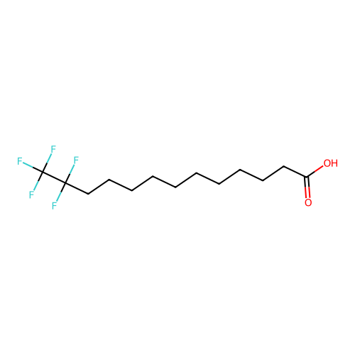 Tridecanoic acid, 12,12,13,13,13-pentafluoro- structure