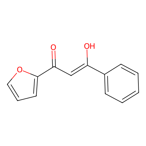 3-Furan-2-yl-3-hydroxy-1-phenyl-propenone structure