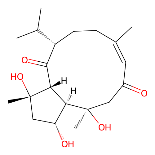 4,6,8-Trihydroxy-11-capnosene-2,10-dione structure