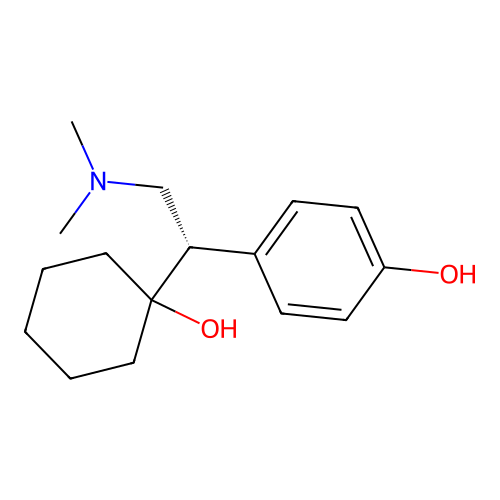 O-Desmethylvenlafaxine, (+)- structure