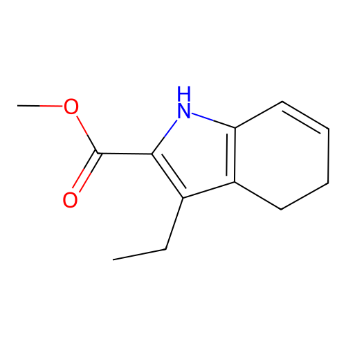 methyl 3-ethyl-4,5-dihydro-1H-indole-2-carboxylate structure