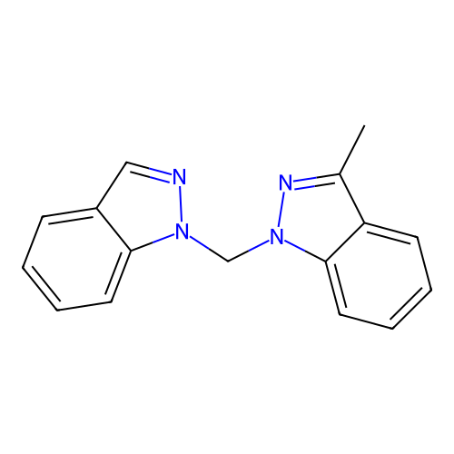 1H-Indazole, 1-(1H-indazol-1-ylmethyl)-3-methyl- structure