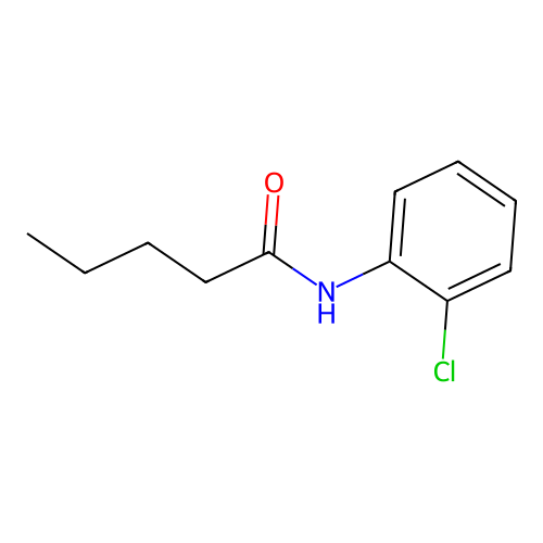 N-(2-chlorophenyl)pentanamide structure