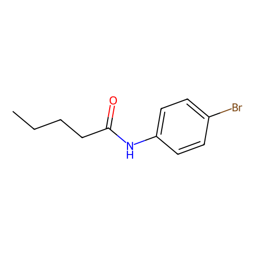 N-(4-溴苯基)戊酰胺 structure