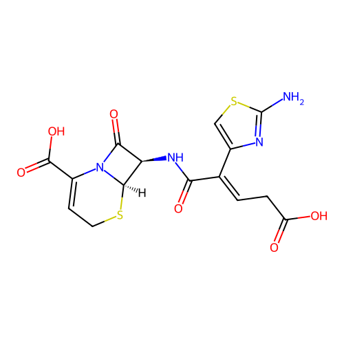 trans-Ceftibuten structure