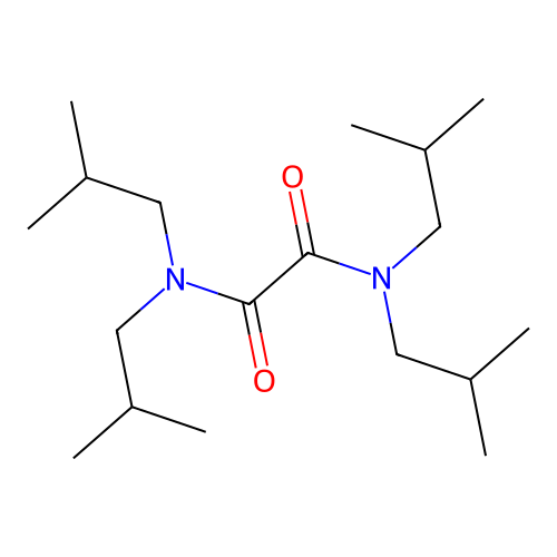 Oxalamide, N,N,N',N'-tetraisobutyl- structure