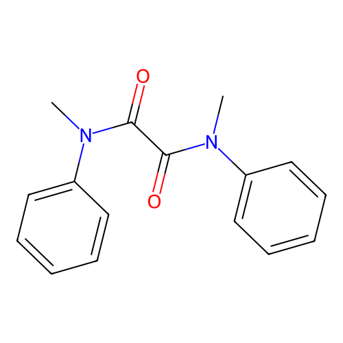 Ethanediamide, N,N'-dimethyl-N,N'-diphenyl- structure