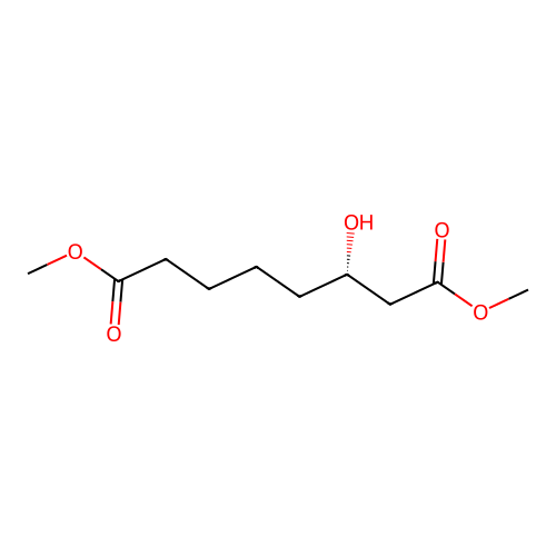 dimethyl (3S)-3-hydroxyoctanedioate structure