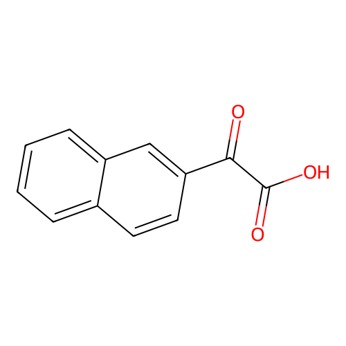 2-(Naphthalen-2-yl)-2-oxoacetic acid structure