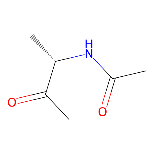 N-[(2S)-3-oxobutan-2-yl]acetamide structure