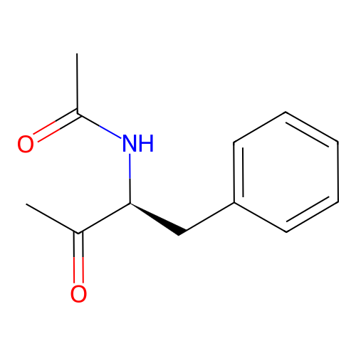 N-[(2S)-3-oxo-1-phenylbutan-2-yl]acetamide structure