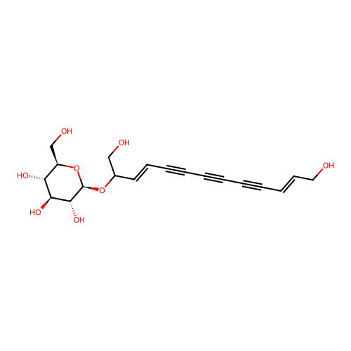 Bipinnatpolyacetyloside structure