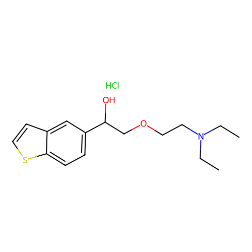 C16H23NO2S.HCl structure