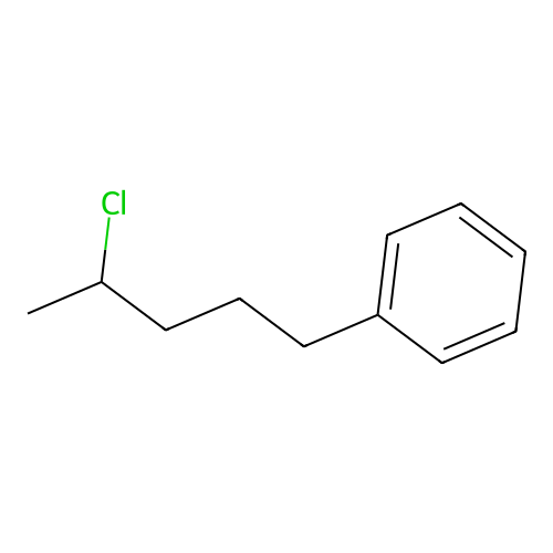 (4-Chloropentyl)benzene structure