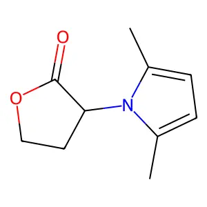 3-(2,5-Dimethyl-1H-pyrrol-1-yl)dihydro-2(3H)-furanone structure
