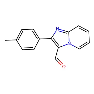 2-(4-Methylphenyl)imidazo(1,2-a)pyridine-3-carbaldehyde structure