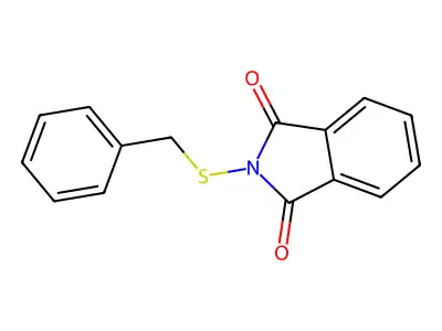 2-(benzylsulfanyl)-2,3-dihydro-1H-isoindole-1,3-dione structure