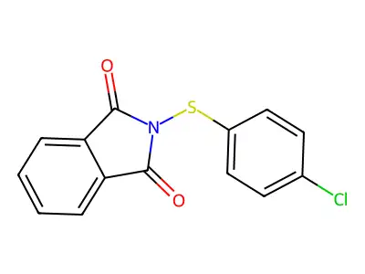 1H-Isoindole-1,3(2H)-dione, 2-((4-chlorophenyl)thio)- structure