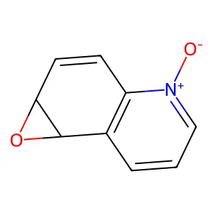(+-)-顺-5,6-环氧-5,6-二氢喹啉N-氧化物 structure