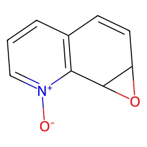(+-)-顺-7,8-环氧-7,8-二氢喹啉N-氧化物 structure