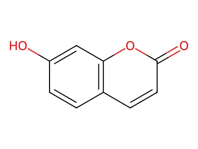 伞形花内酯 structure