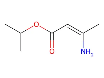 Isopropyl3-aminocrotonate structure