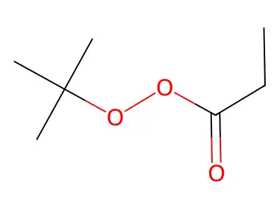 Tert-butyl propaneperoxoate structure