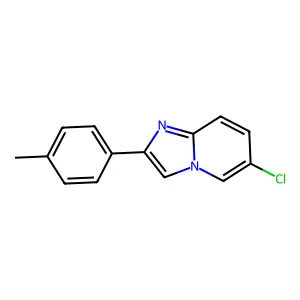 6-Chloro-2-(4-methylphenyl)imidazo[1,2-a]pyridine structure