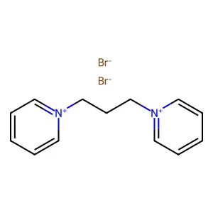Pyridinium, 1,1'-trimethylenebis-, dibromide structure