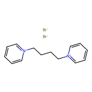 1,1'-(丁烷-1,4-二基)二吡啶𬭩溴化物 structure
