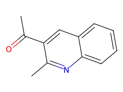 3-Acetyl-2-methylquinoline structure