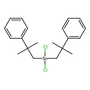 Stannane, dichlorobis(2-methyl-2-phenylpropyl)- structure