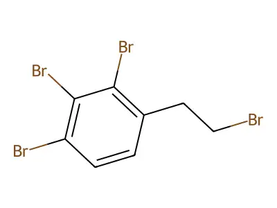 1,2,3-Tribromo-4-(2-bromoethyl)benzene structure