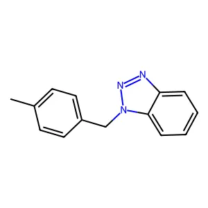 1-[(4-Methylphenyl)methyl]-1H-1,2,3-benzotriazole structure