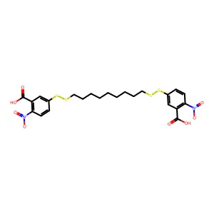 1,9-亚壬基双(5-硫代-2-硝基苯甲酸) structure