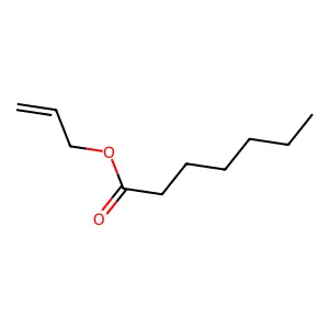 庚酸烯丙酯 structure
