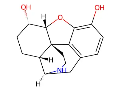 Dihydronormorphine structure
