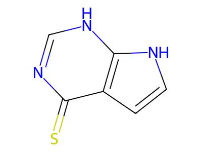 Pyrrolo[2,3-d]pyrimidine-4-thione structure