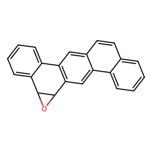 5,6-Epoxy-5,6-dihydrodibenz(a,h)anthracene structure