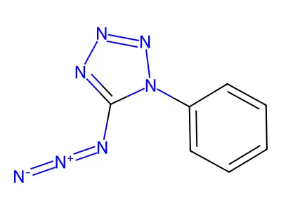 5-Azido-1-phenyl-1H-tetrazole structure