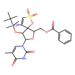5'PhCO-2'Silyl-SpiroT structure