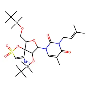 3DiMeAllyl-2',5'diSilylSpiroT structure