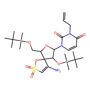 3Allyl-2',5'diSilylSpiroU structure