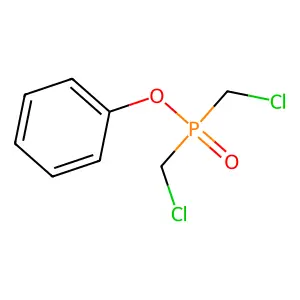 Phenyl bis(chloromethyl) phosphinate structure