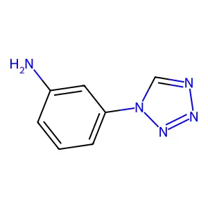 3-(1H-1,2,3,4-tetrazol-1-yl)aniline structure
